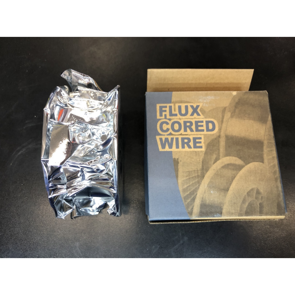 Дріт зварювальний з флюсом без газу FLUX CORED WIRE Ф0.8 мм 0.5 кг (виробництва Китай, самозахисний