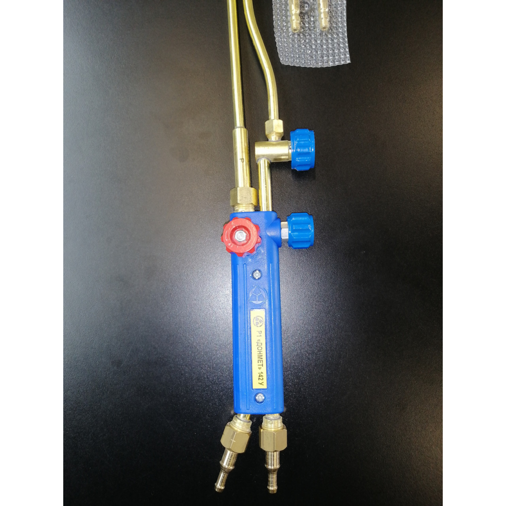 Р1П ДОНМЕТ142У 9-6/9-6 Різак для ручного кисневого різання типу Р1 (подовжений Р1для оброблення металома O2+C3H8)